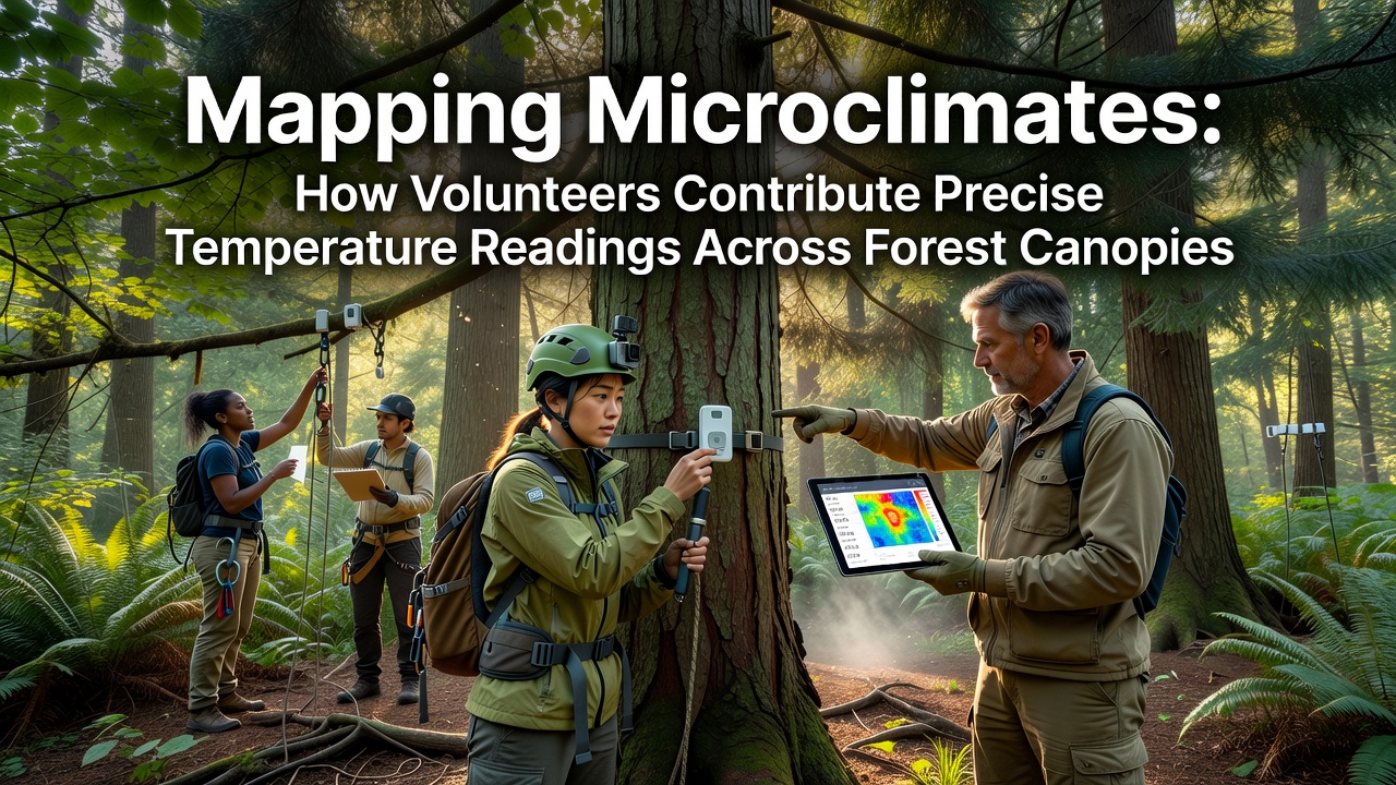 Mapping Microclimates: How Volunteers Contribute Precise Temperature Readings Across Forest Canopies